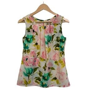 MERONA Floral Sleeveless Top  | XS